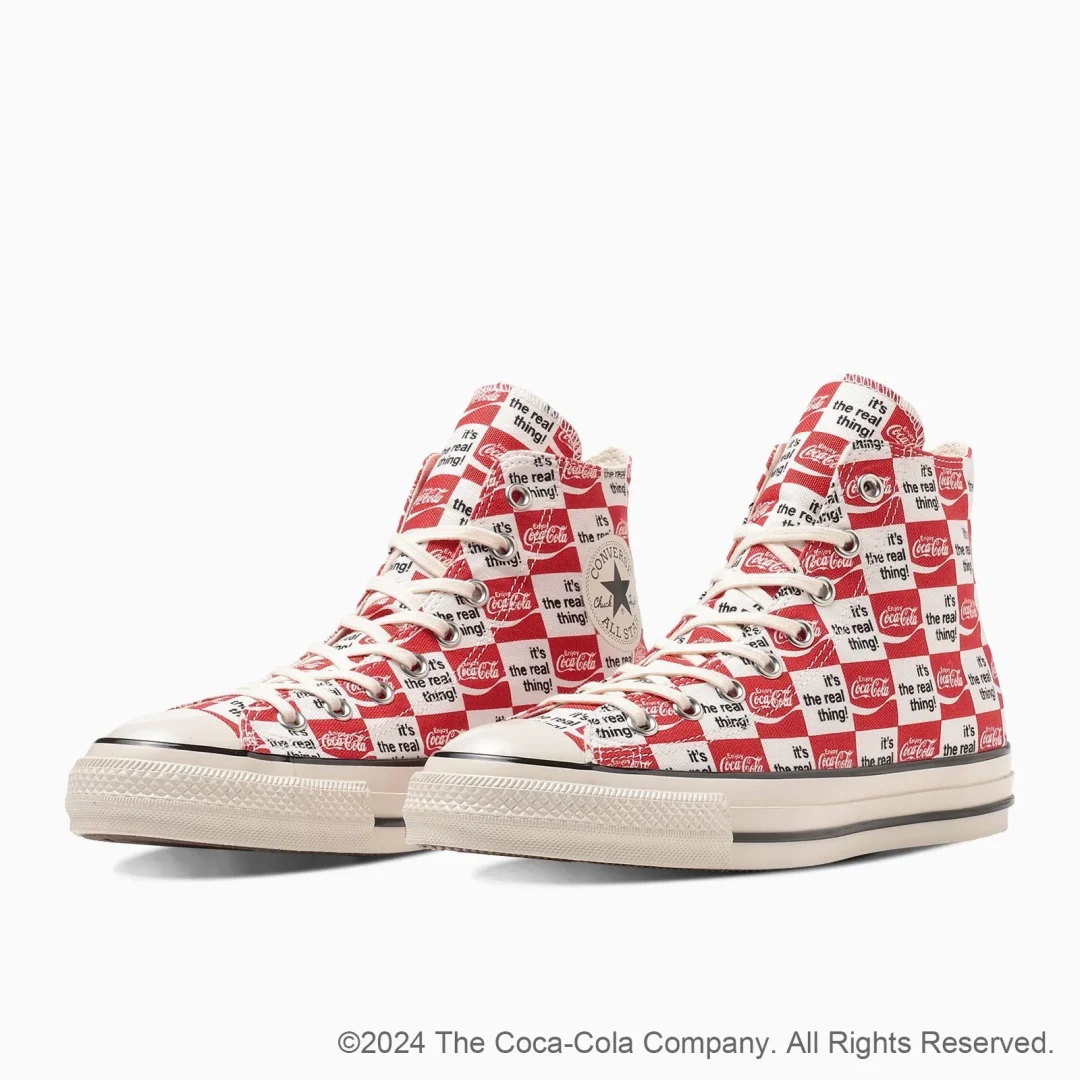 【2024年 5/10 発売】コカ･コーラ × コンバース コラボ ALL STAR US Coca-Cola CK HI (Coca-Cola CONVERSE オールスター)