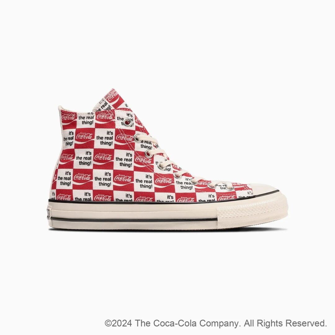 【2024年 5/10 発売】コカ･コーラ × コンバース コラボ ALL STAR US Coca-Cola CK HI (Coca-Cola CONVERSE オールスター)