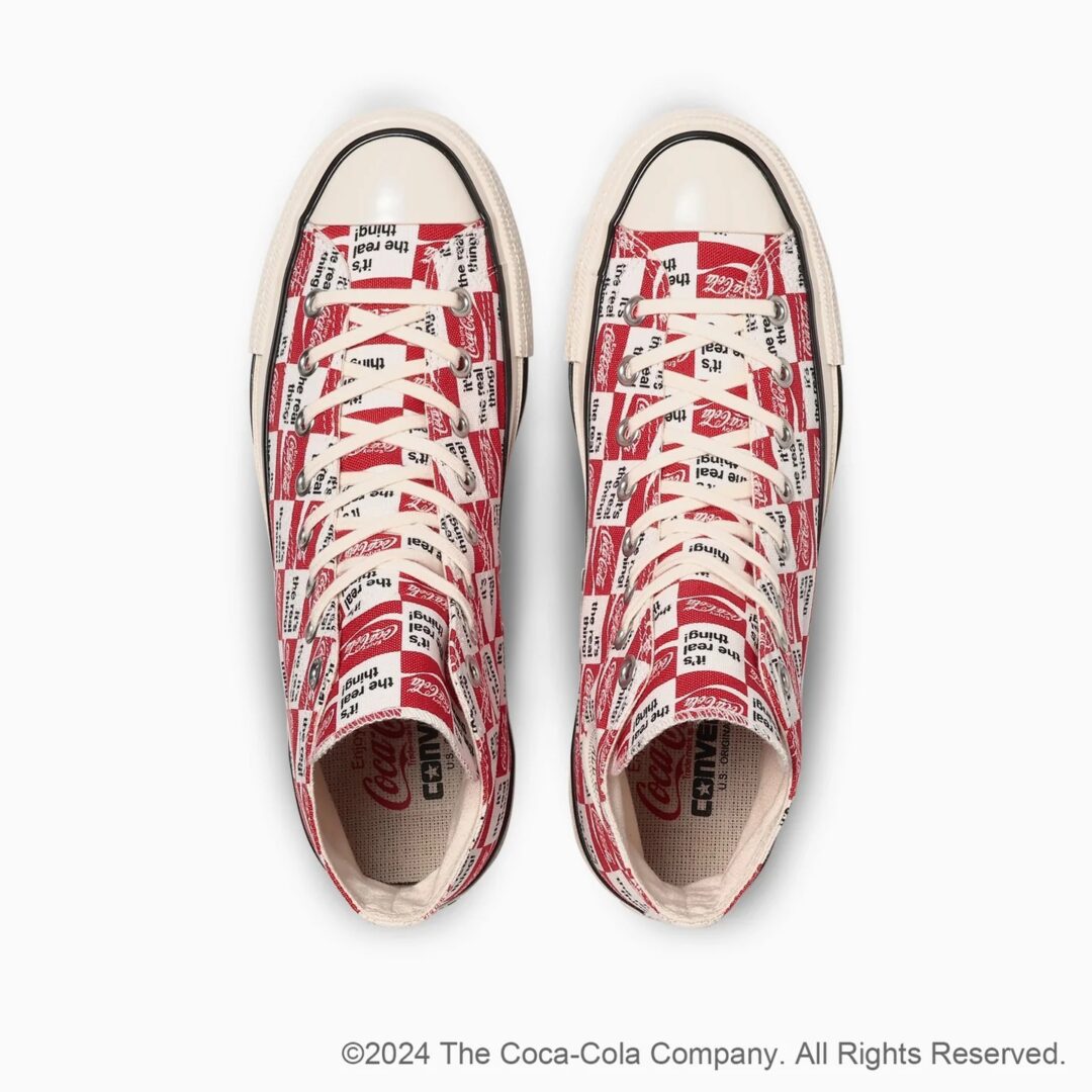 【2024年 5/10 発売】コカ･コーラ × コンバース コラボ ALL STAR US Coca-Cola CK HI (Coca-Cola CONVERSE オールスター)