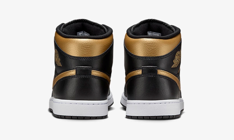 【2024年 発売予定】NIKE AIR JORDAN 1 MID “Black/Metallic Gold” (ナイキ エア ジョーダン 1 ミッド “ブラック/メタリックゴールド”) [DQ8426-071]