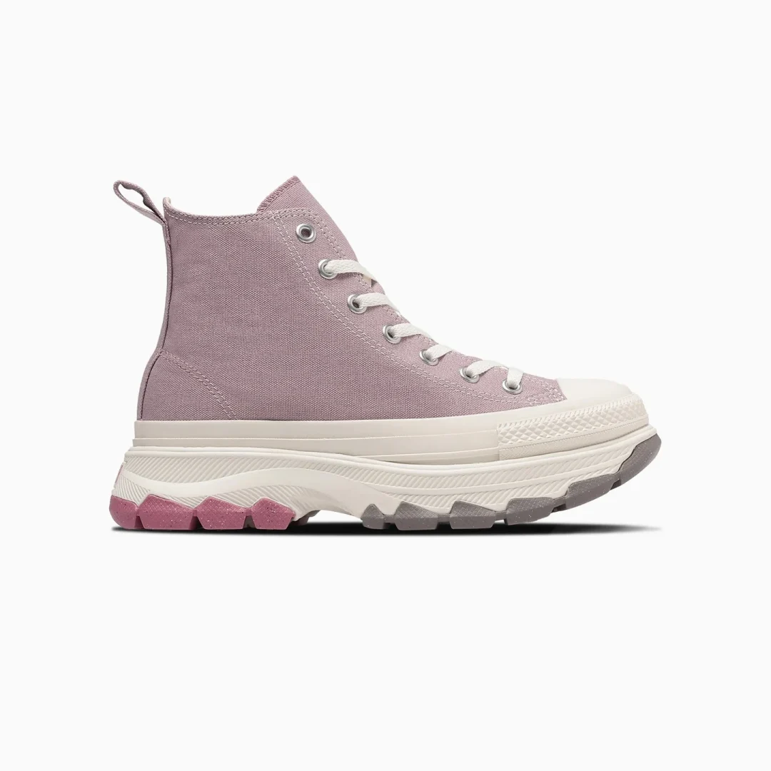 【2024年 4/17 発売】ローズグレイカラーの限定店リリース！CONVERSE ALL STAR (R) TREKWAVE RG HI “Rose Grey” (コンバース オールスター トレックウエーブ)