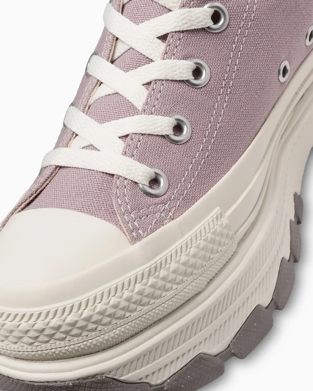 【2024年 4/17 発売】ローズグレイカラーの限定店リリース！CONVERSE ALL STAR (R) TREKWAVE RG HI “Rose Grey” (コンバース オールスター トレックウエーブ)