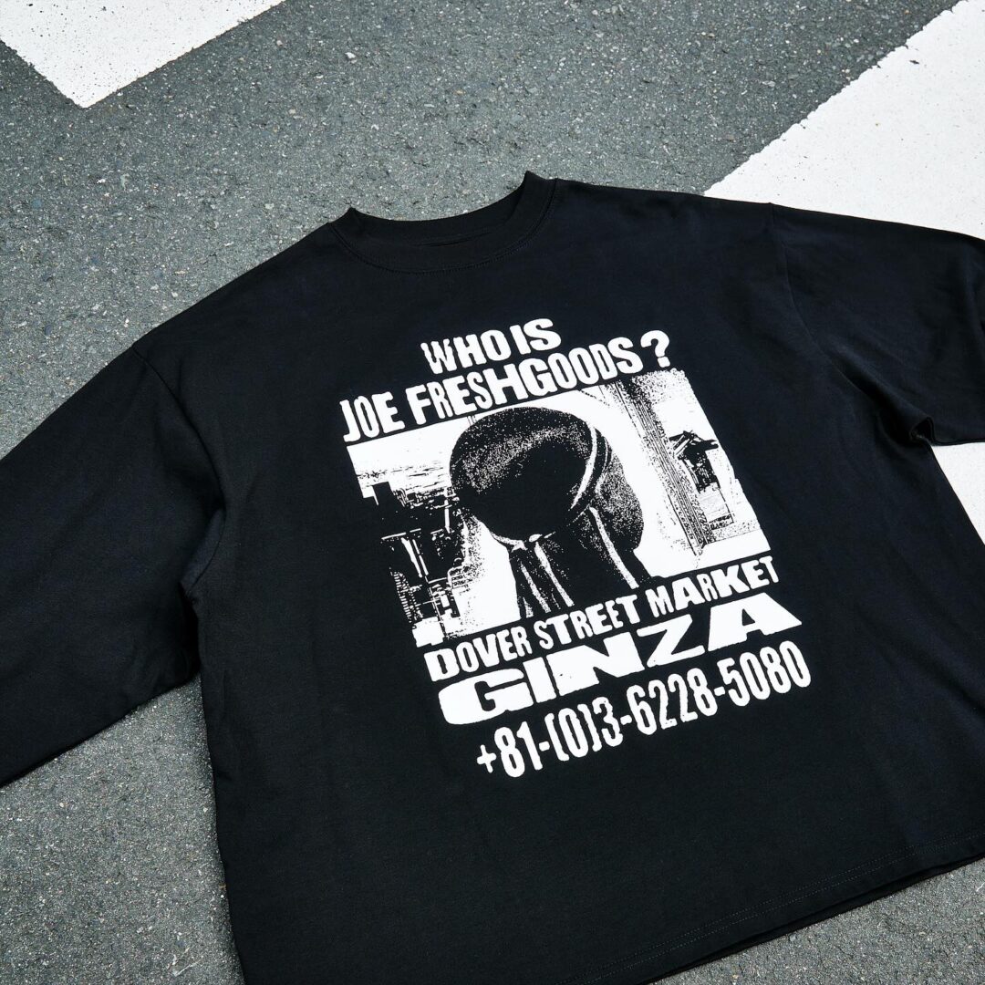 【2024年 4/19 発売】Joe Freshgoods x DOVER STREET MARKET “Who is Joe Freshgoods TEE” (ジョー・フレッシュグッズ ドーバーストリートマーケット銀座)