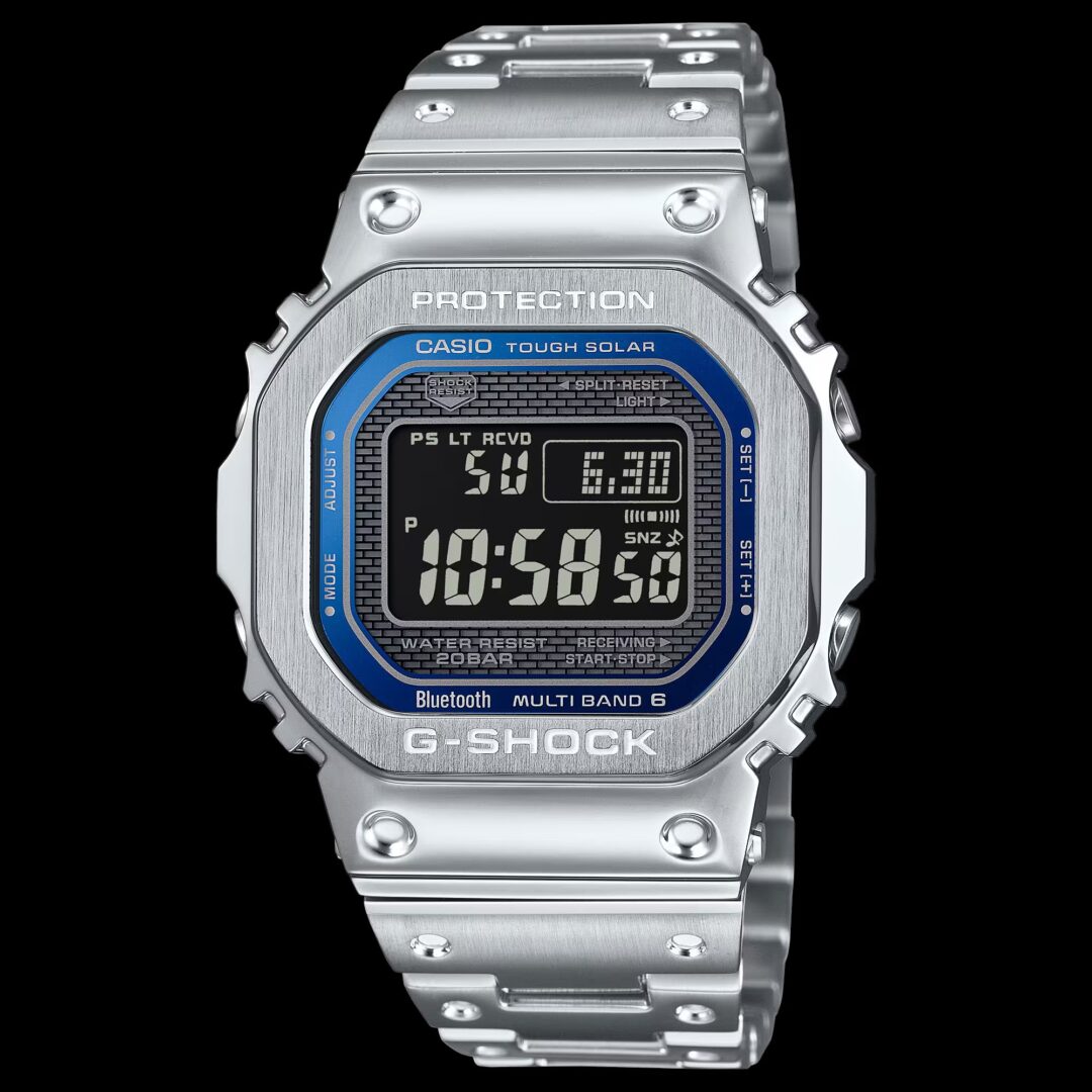 【2024年 4/6 発売】「G-SHOCK」フルメタルシリーズ！ダイアルに鮮やかなブルーを採用した「GMW-B5000D-2JF」 (Gショック ジーショック)