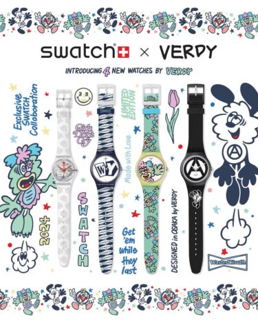 Swatch × VERDY コラボウォッチ4種が2024年 4/25 発売 (スウォッチ ヴェルディ)