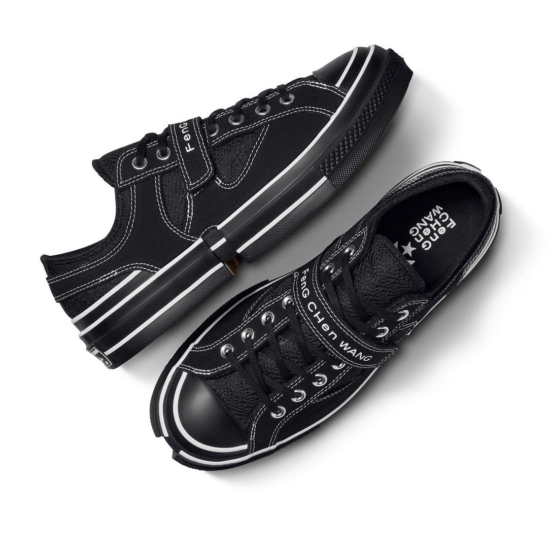 CONVERSE x Feng Chen Wang Chuck 70 “2-in-1” Egglet/Black が海外2024年5/7 発売 (コンバース フェン・チェン・ワン “エグレット/ブラック”) [A08857C/A08858C]