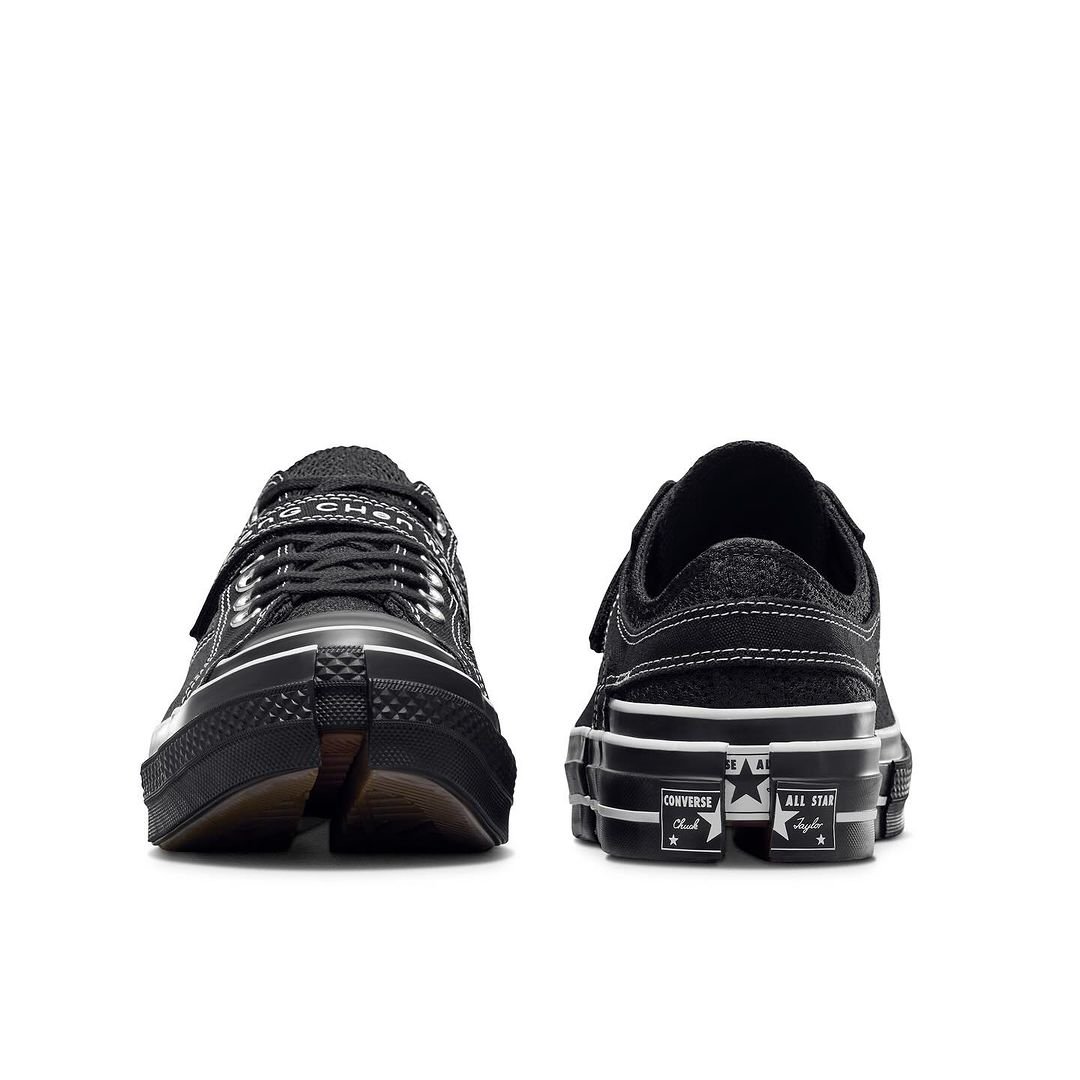 CONVERSE x Feng Chen Wang Chuck 70 “2-in-1” Egglet/Black が海外2024年5/7 発売 (コンバース フェン・チェン・ワン “エグレット/ブラック”) [A08857C/A08858C]