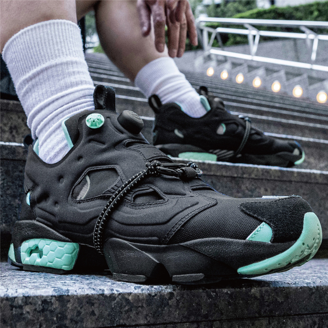 【2024年 5/1 発売】POTR × REEBOK INSTA PUMP FURY 94 "Black/Turquoise Blue" (ピー・オー・ティー・アール リーボック インスタ ポンプ フューリー 94 "ブラック/ターコイズブルー")