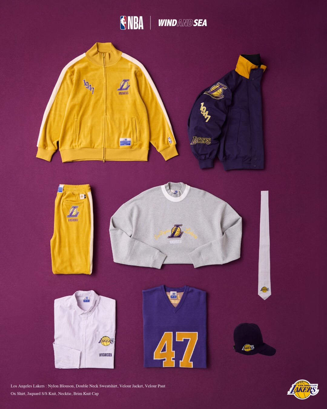 【2024年 4/6 発売】WIND AND SEA x NBA 2024 S/S “2000s NBA CULTURE” (ウィンダンシー エヌビーエー 2024年 春夏)