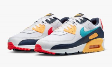 【海外発売】ナイキ エア マックス 90 “ホワイト/サンダーブルー/レーサーピンク/ダスティカクタス” (NIKE AIR MAX 90 “White/Thunder Blue/Racer Pink/Dusty Cactus”) [HF4860-100]