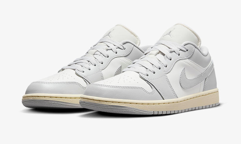 【2024年 発売予定】ナイキ ウィメンズ エア ジョーダン 1 ロー “ライトグレー/セイル” (NIKE WMNS AIR JORDAN 1 LOW “Light Grey/Sail”) [DC0774-103]