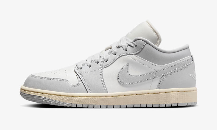 【2024年 発売予定】ナイキ ウィメンズ エア ジョーダン 1 ロー “ライトグレー/セイル” (NIKE WMNS AIR JORDAN 1 LOW “Light Grey/Sail”) [DC0774-103]