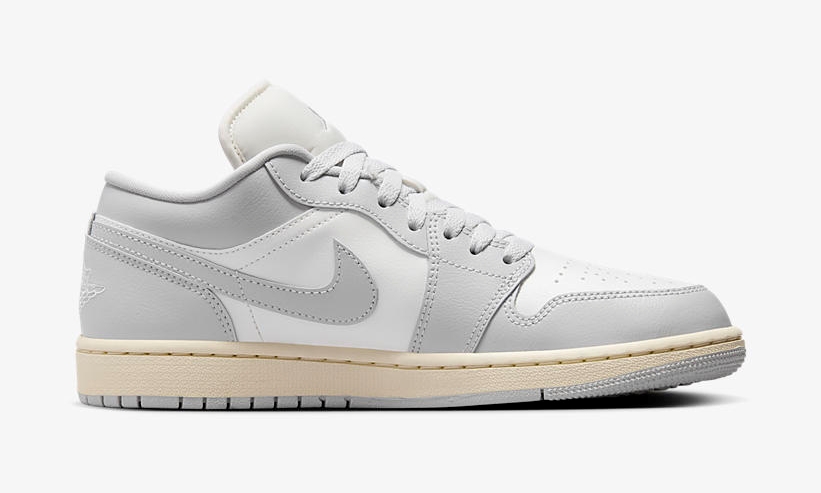 【2024年 発売予定】ナイキ ウィメンズ エア ジョーダン 1 ロー “ライトグレー/セイル” (NIKE WMNS AIR JORDAN 1 LOW “Light Grey/Sail”) [DC0774-103]