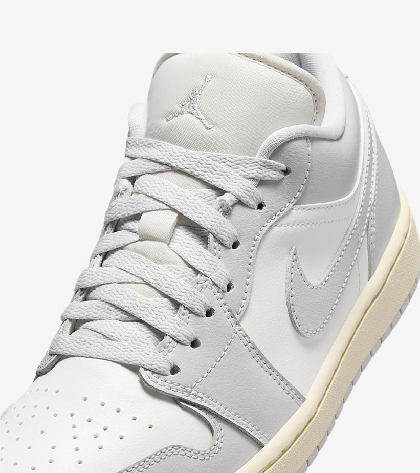 【2024年 発売予定】ナイキ ウィメンズ エア ジョーダン 1 ロー “ライトグレー/セイル” (NIKE WMNS AIR JORDAN 1 LOW “Light Grey/Sail”) [DC0774-103]