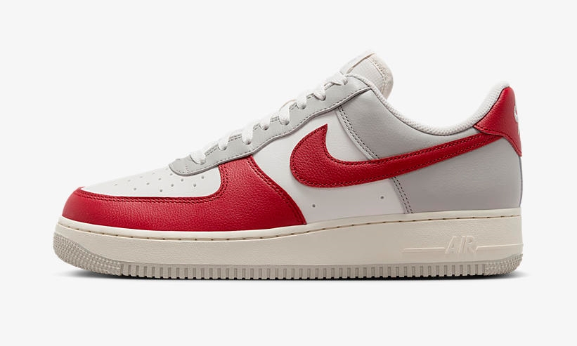 【2024年 発売予定】ナイキ エア フォース 1 ロー “ライトアイアンオール/ジムレッド” (NIKE AIR FORCE 1 LOW “Light Iron Ore/Gym Red”) [HJ9094-012]