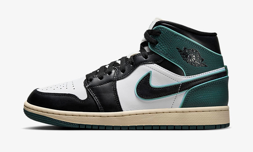 【2024年 発売予定】NIKE AIR JORDAN 1 MID “White/Oxidized Green” (ナイキ エア ジョーダン 1 ミッド “ホワイト/オキシダイズドグリーン”) [FQ7818-100]