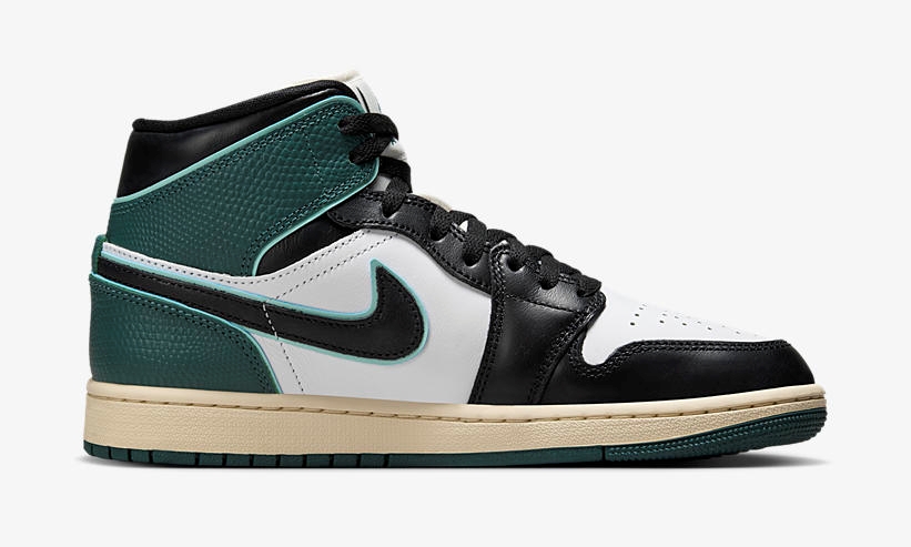 【2024年 発売予定】NIKE AIR JORDAN 1 MID “White/Oxidized Green” (ナイキ エア ジョーダン 1 ミッド “ホワイト/オキシダイズドグリーン”) [FQ7818-100]