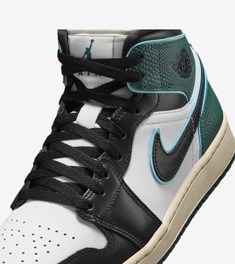 【2024年 発売予定】NIKE AIR JORDAN 1 MID “White/Oxidized Green” (ナイキ エア ジョーダン 1 ミッド “ホワイト/オキシダイズドグリーン”) [FQ7818-100]