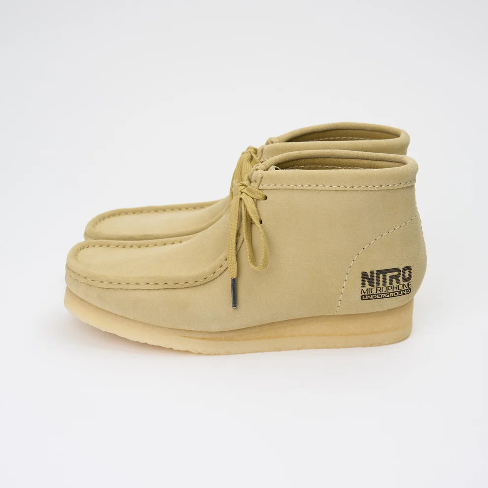 Clarks ORIGINALS Wallabee Boot Custom Project NITRO MICROPHONE UNDERGROUND が公開 (クラークス ワラビー カスタム ニトロ・マイクロフォン・アンダーグラウンド)