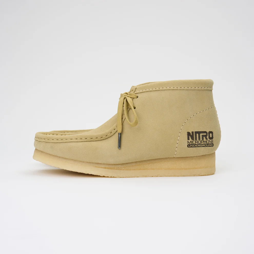 Clarks ORIGINALS Wallabee Boot Custom Project NITRO MICROPHONE UNDERGROUND が公開 (クラークス ワラビー カスタム ニトロ・マイクロフォン・アンダーグラウンド)