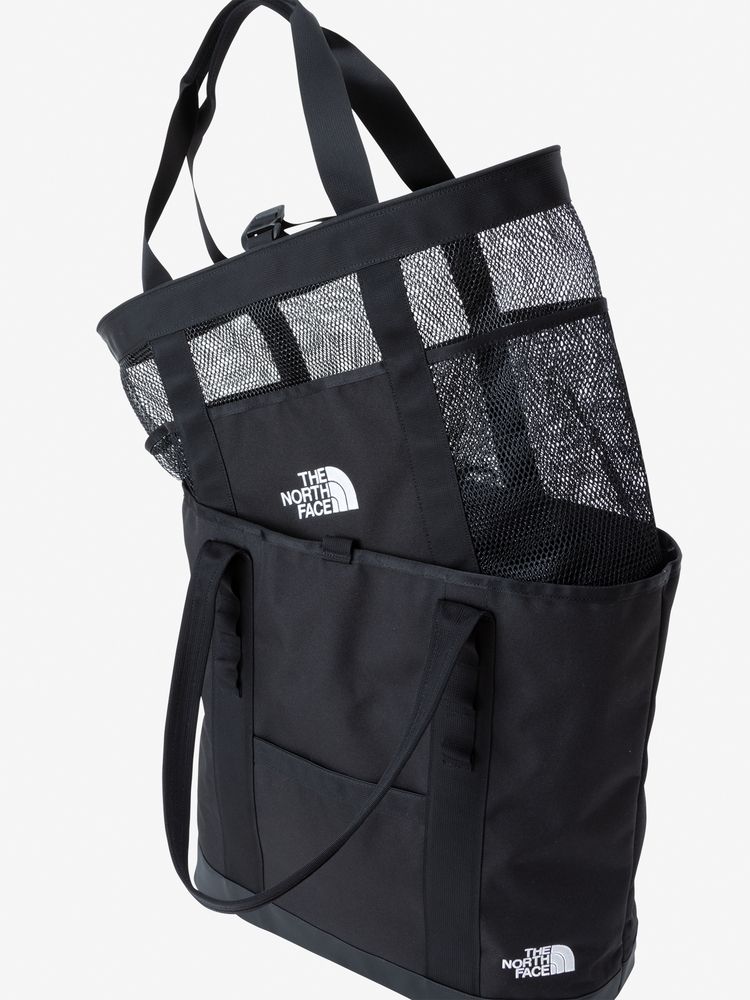 ノースフェイスからギアの運搬に便利な水辺でも活用できるメッシュトートバッグが発売 (THE NORTH FACE Glutton mesh tote)