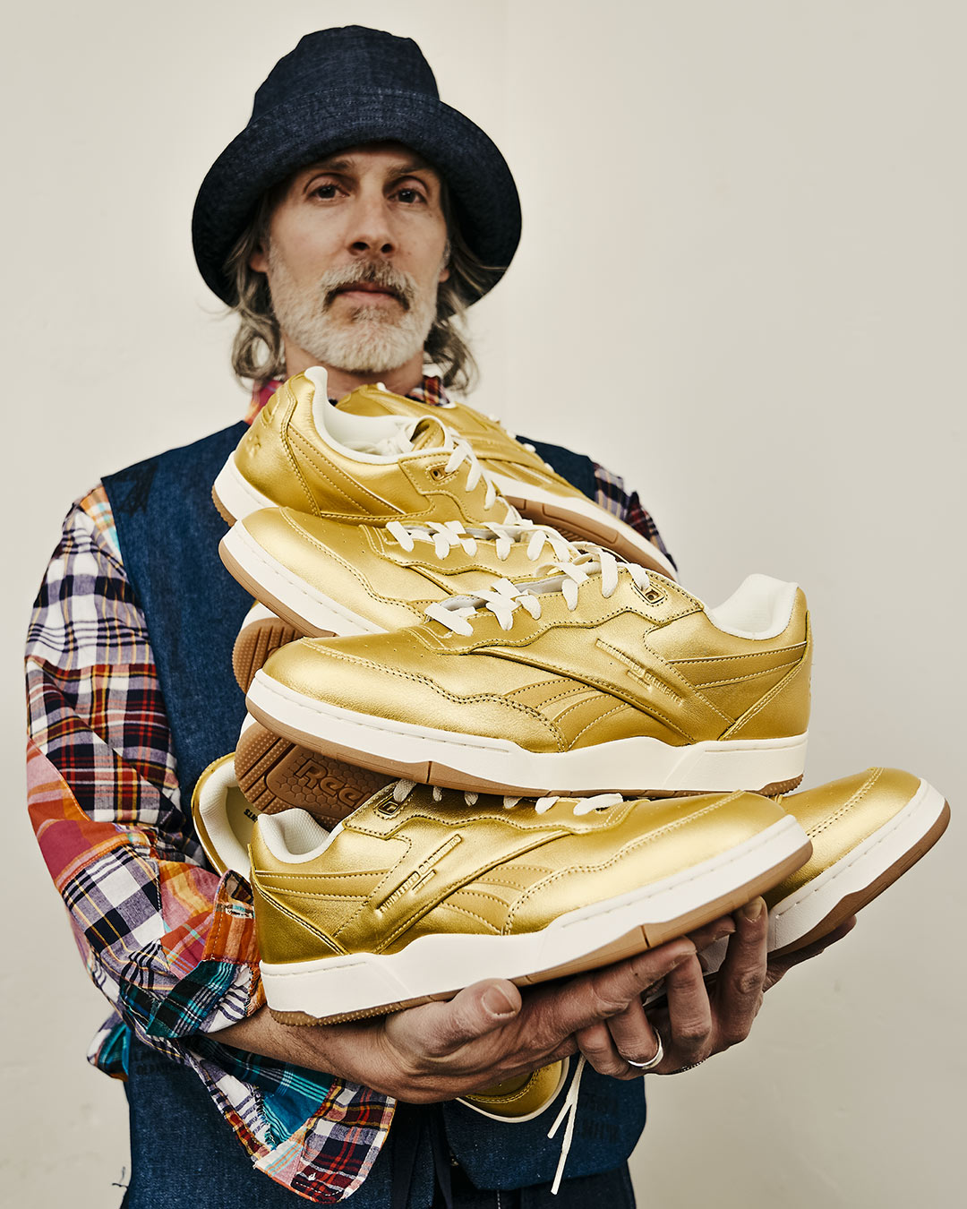 【2024年 4/26 発売】ENGINEERED GARMENTS x REEBOK BB 4000 II “Gold/Silver” (エンジニアド ガーメンツ リーボック)