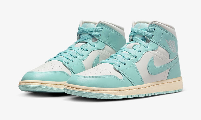 【2024年 発売予定】ナイキ ウィメンズ エア ジョーダン 1 ミッド “セイル/ライトデュー” (NIKE WMNS AIR JORDAN 1 MID “Sail/Light Dew”) [BQ6472-132]