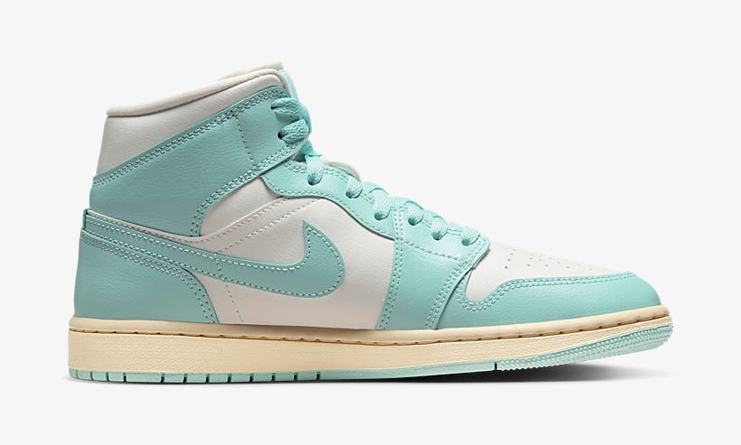 【2024年 発売予定】ナイキ ウィメンズ エア ジョーダン 1 ミッド “セイル/ライトデュー” (NIKE WMNS AIR JORDAN 1 MID “Sail/Light Dew”) [BQ6472-132]