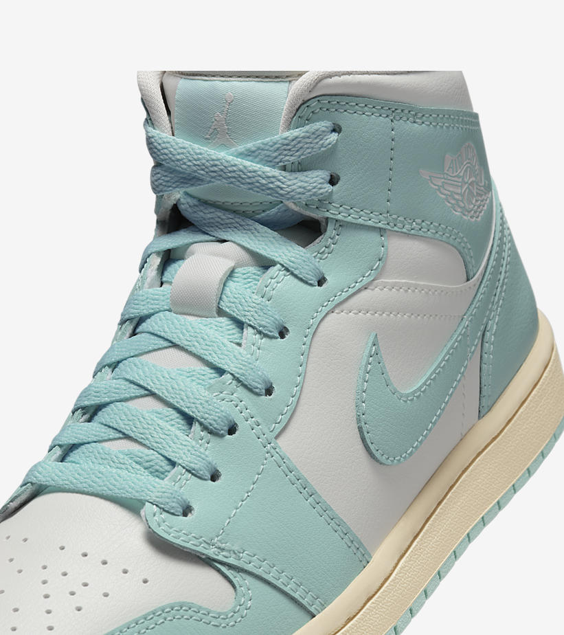 【2024年 発売予定】ナイキ ウィメンズ エア ジョーダン 1 ミッド “セイル/ライトデュー” (NIKE WMNS AIR JORDAN 1 MID “Sail/Light Dew”) [BQ6472-132]