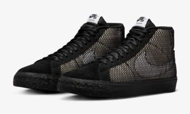 【海外発売】NIKE SB ZOOM BLAZER MID Premium “Mesh/White/Black” (ナイキ ズーム ブレーザー ミッド プレミアム “メッシュ/ホワイト/ブラック”) [FN6038-100]