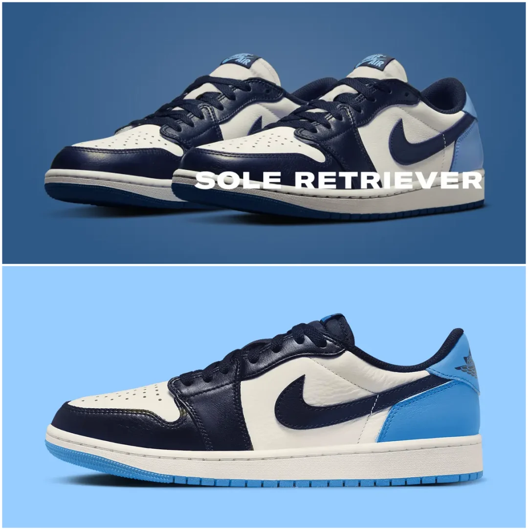 【2025年 春 発売予定】NIKE AIR JORDAN 1 RETRO LOW OG “UNC/Obsidian" (ナイキ エア ジョーダン 1 レトロ ロー OG “オブシディアン″) [CZ0790-400]