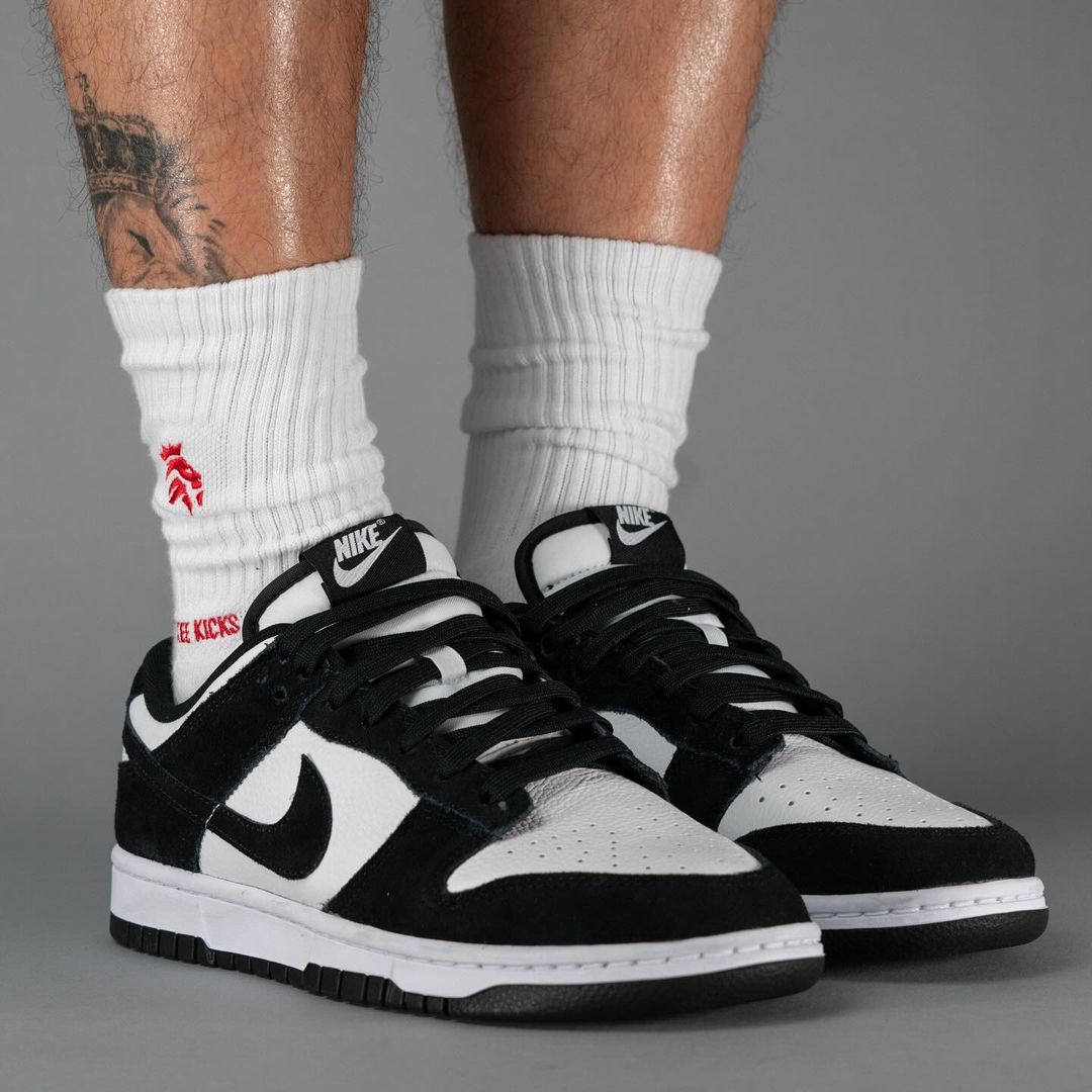 【2024年 7/8 発売】ナイキ ダンク ロー “スエードパンダ/ホワイト/ブラック” (NIKE DUNK LOW “Suede Panda/White/Black”) [FQ8249-100]