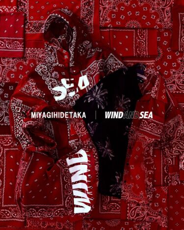 【2024年 4/27 発売】MIYAGIHIDETAKA × WIND AND SEA コラボレーション (宮城秀貴 ウィンダンシー)