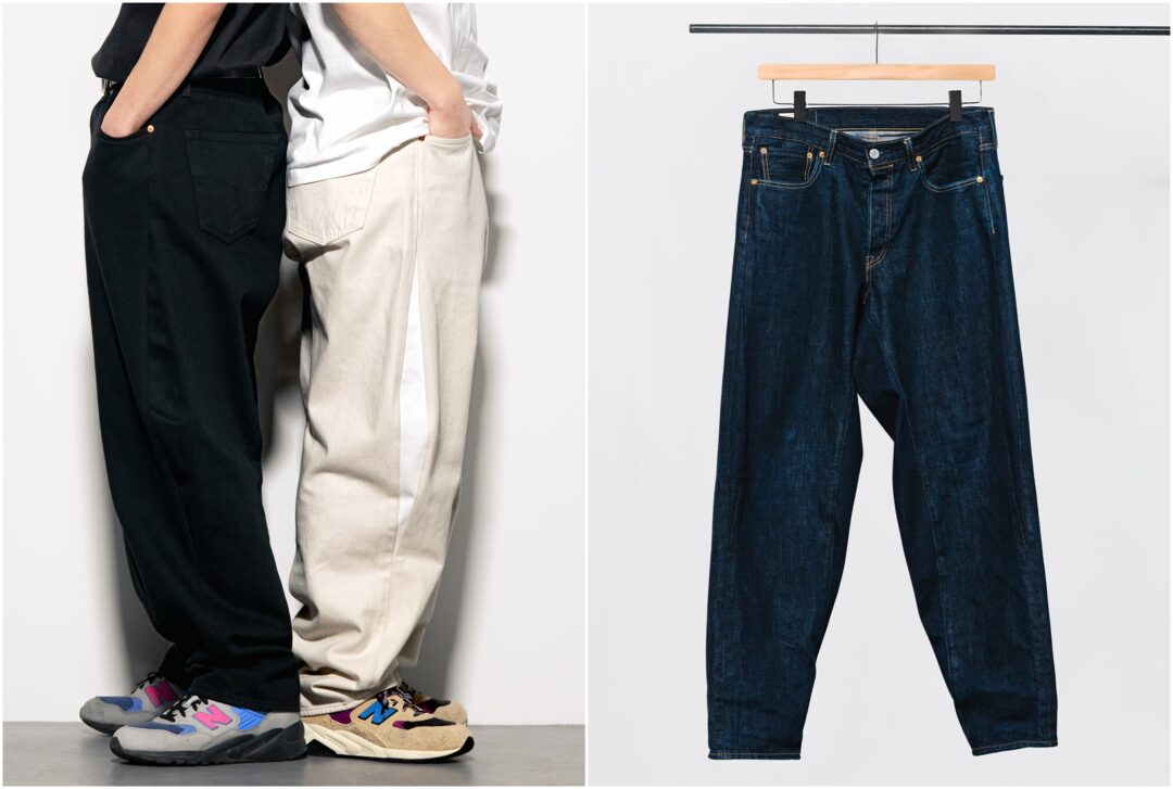 「Levi’s 501 CUSTOMIZED EXPANSION JEANS "Black/White"」が2024年 4/25 19:30~発売 (リーバイス)