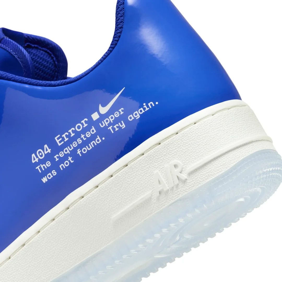 【2024年 夏 発売予定】.SWOOSH Exclusive NIKE AIR FORCE 1 LOW “404 Error/Racer Blue/White” (ドットスウッシュ ナイキ エア フォース 1 ロー “404エラー/レーザーブルー/ホワイト”) [HF4298-100]