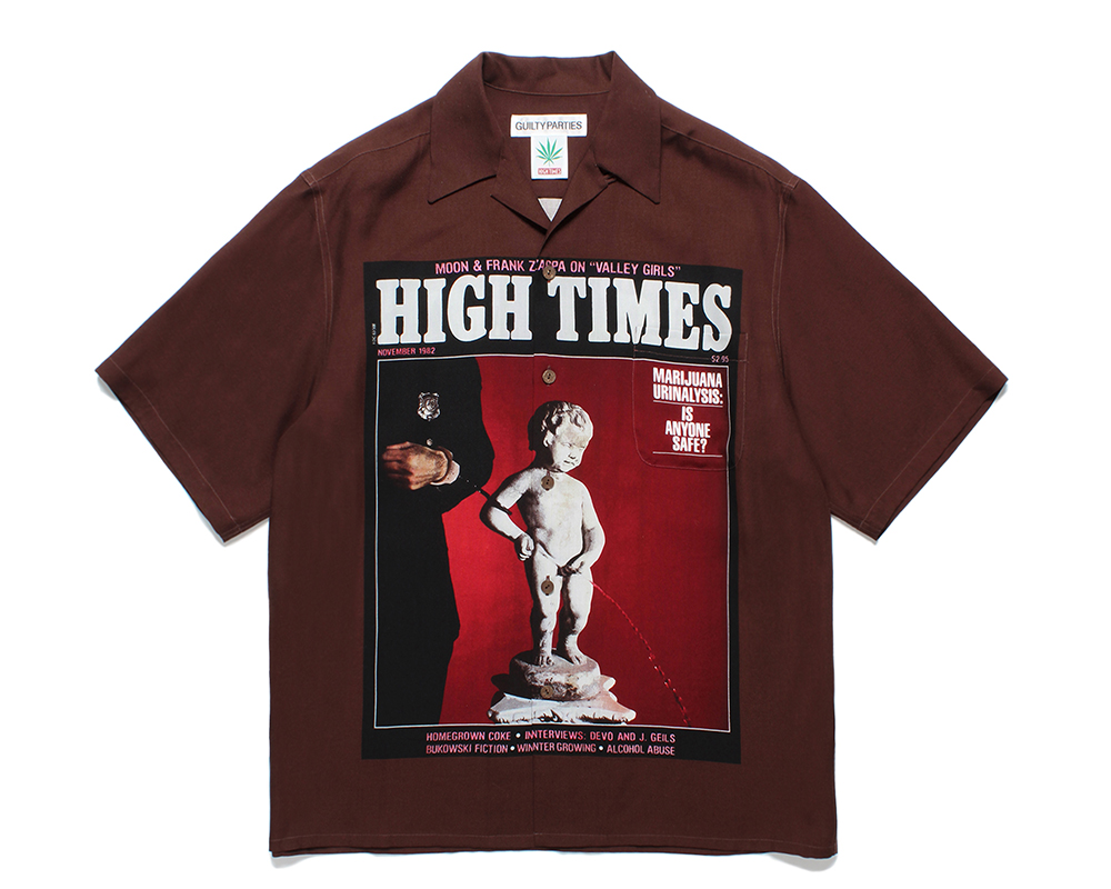 舐達麻 + アメリカのマリファナ雑誌「HIGH TIMES」× WACKO MARIA 2024年 コラボ第2弾が4/20 発売 (ハイ・タイムズ ワコマリア)