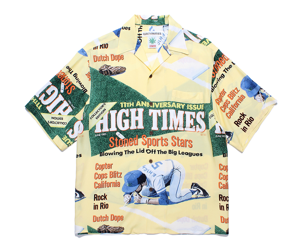 舐達麻 + アメリカのマリファナ雑誌「HIGH TIMES」× WACKO MARIA 2024年 コラボ第2弾が4/20 発売 (ハイ・タイムズ ワコマリア)