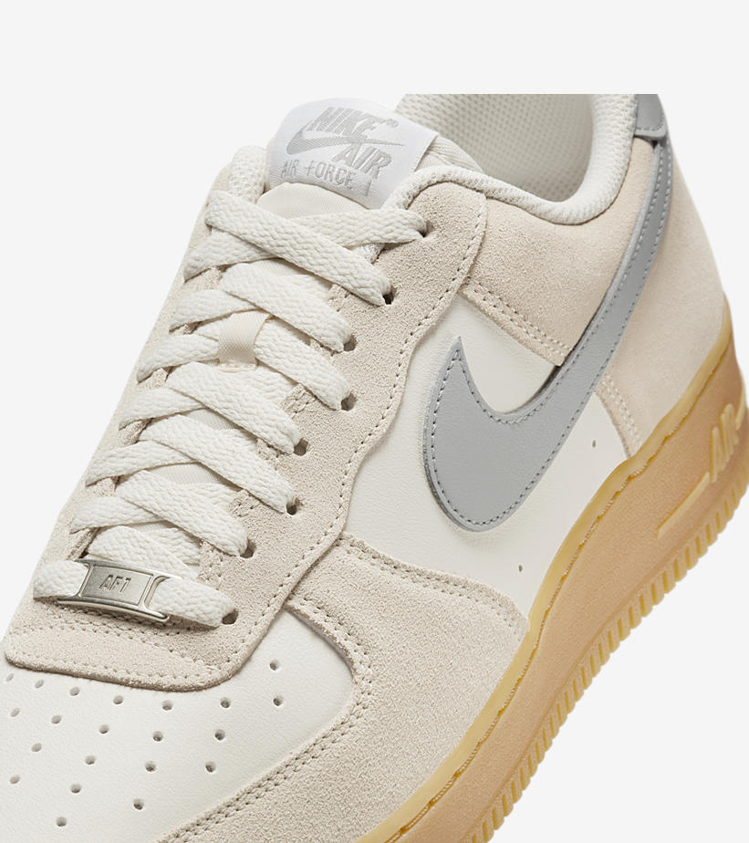 【2024年 発売予定】ナイキ エア フォース 1 07 ロー “ファントム/ライトスモークグレー/ガム” (NIKE AIR FORCE 1 07 LOW “Phantom/Light Smoke Grey/Gum Yellow”) [FQ8714-002]