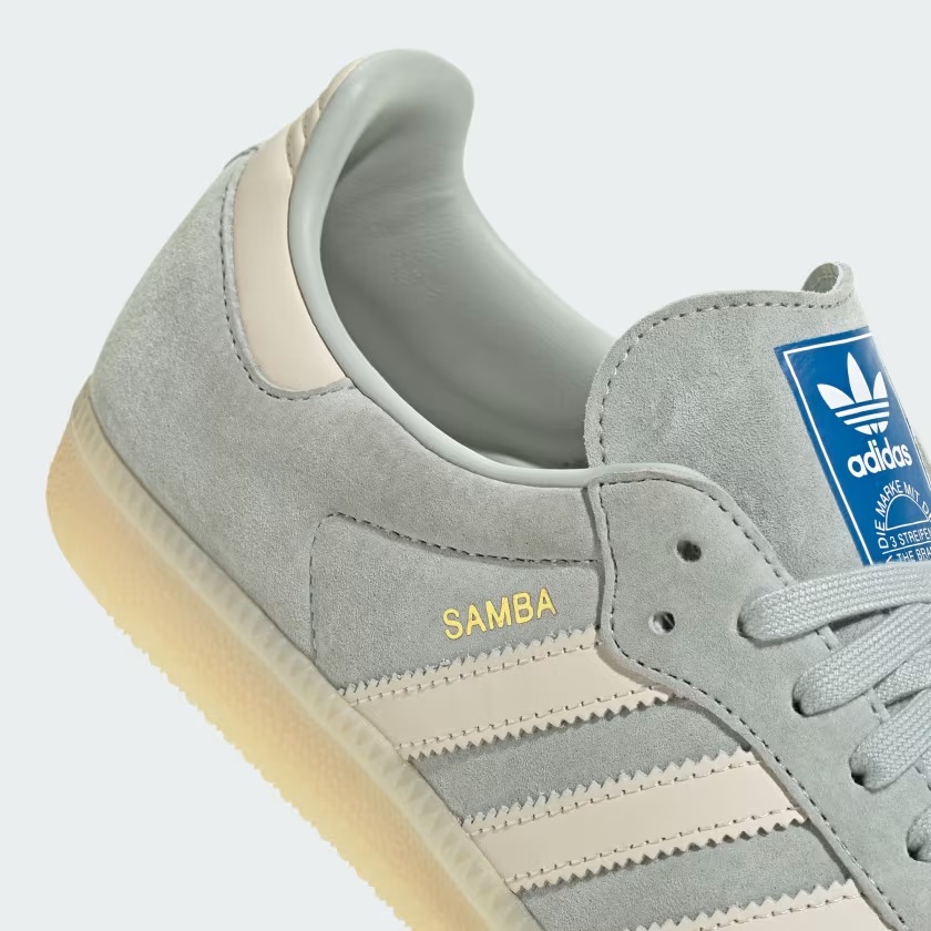 【2024年 5/4 発売】adidas Originals SAMBA OG “Wonder Silver/Chalk White” (アディダス オリジナルス サンバ OG “ワンダーシルバー/チョークホワイト”) [IG6177]