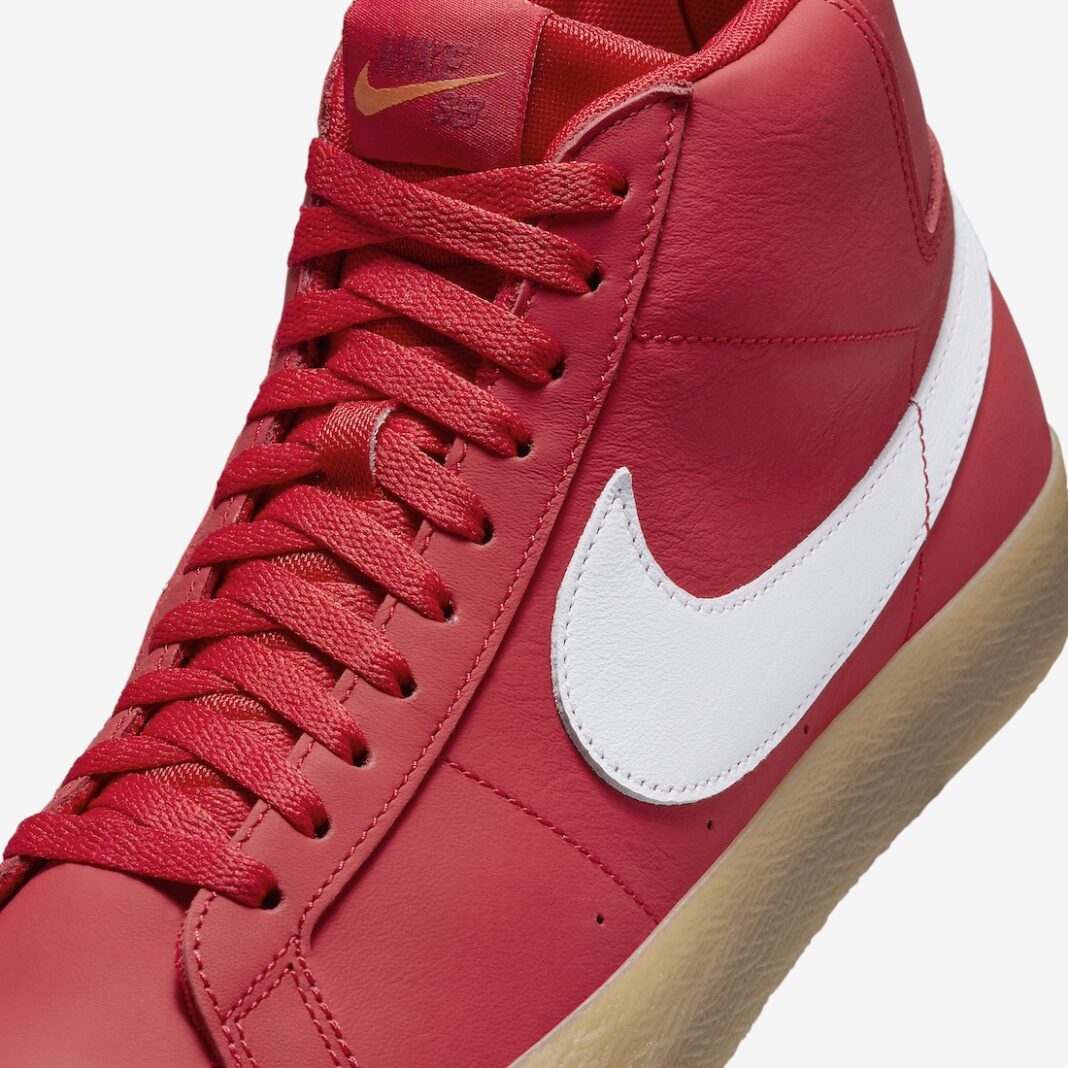 【海外発売】NIKE SB “Orange Label” ZOOM BLAZER MID ISO “University Red/White/Gum” (ナイキ エスビー “オレンジレーベル” ズーム ブレーザー ミッド “ユニバーシティレッド/ホワイト/ガム”) [FJ1680-600]