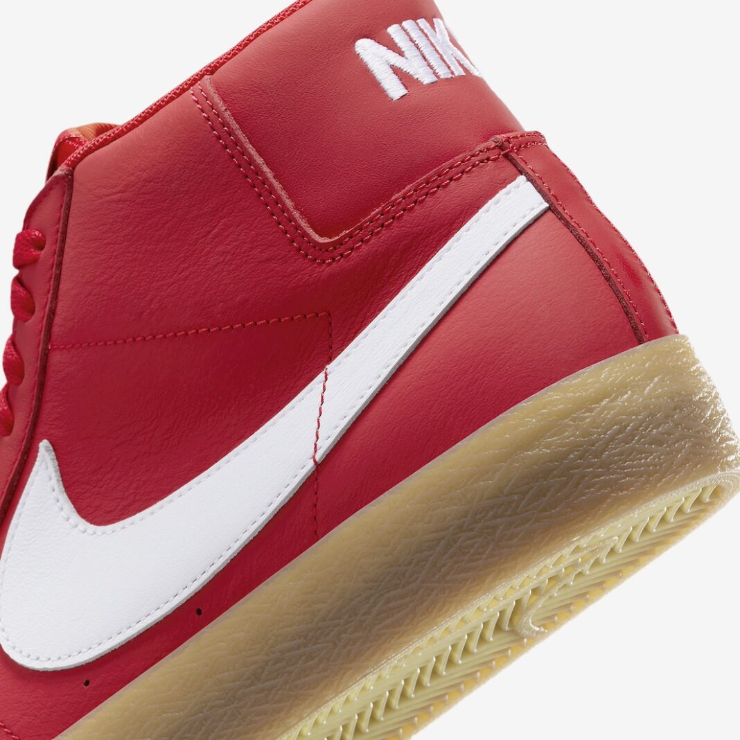 【海外発売】NIKE SB “Orange Label” ZOOM BLAZER MID ISO “University Red/White/Gum” (ナイキ エスビー “オレンジレーベル” ズーム ブレーザー ミッド “ユニバーシティレッド/ホワイト/ガム”) [FJ1680-600]