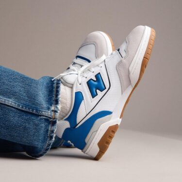 【2024年 4/5 発売】New Balance BB550 ESA “White/Blue Agate” (ニューバランス) [BB550ESA]