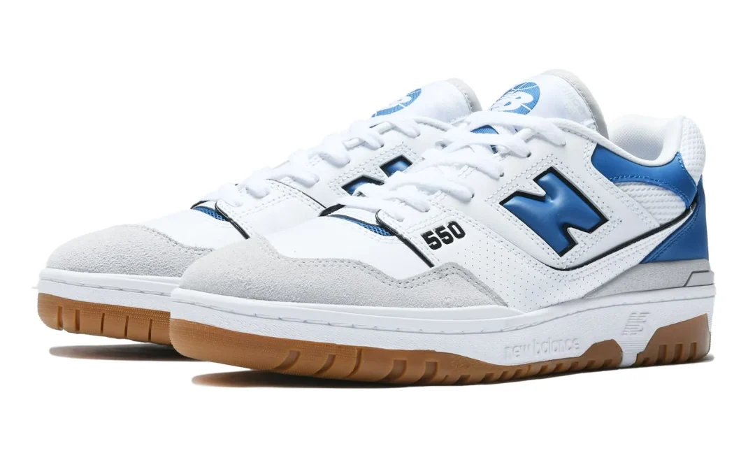 【2024年 4/5 発売】New Balance BB550 ESA “White/Blue Agate” (ニューバランス) [BB550ESA]