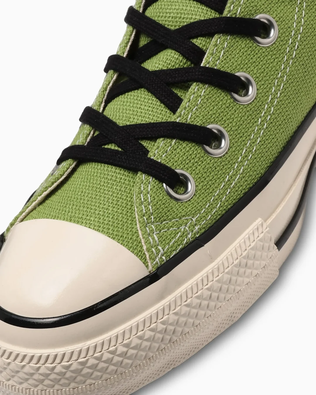 【2024年 5/21 発売】ヘンプ素材をアッパーに採用した CONVERSE ALL STAR US HEMP HI “Reef Green/Black” (コンバース オールスタ－ ヘンプ)