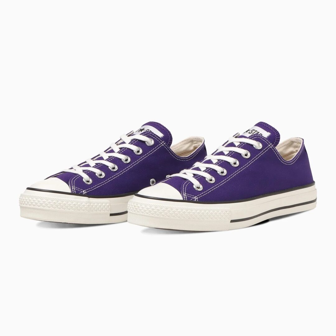 【2024年 5/10 発売】MADE IN JAPAN CONVERSE CANVAS ALL STAR J OX/HI “Purple” (コンバース キャンバス オールスター “パープル” メイドインジャパン)