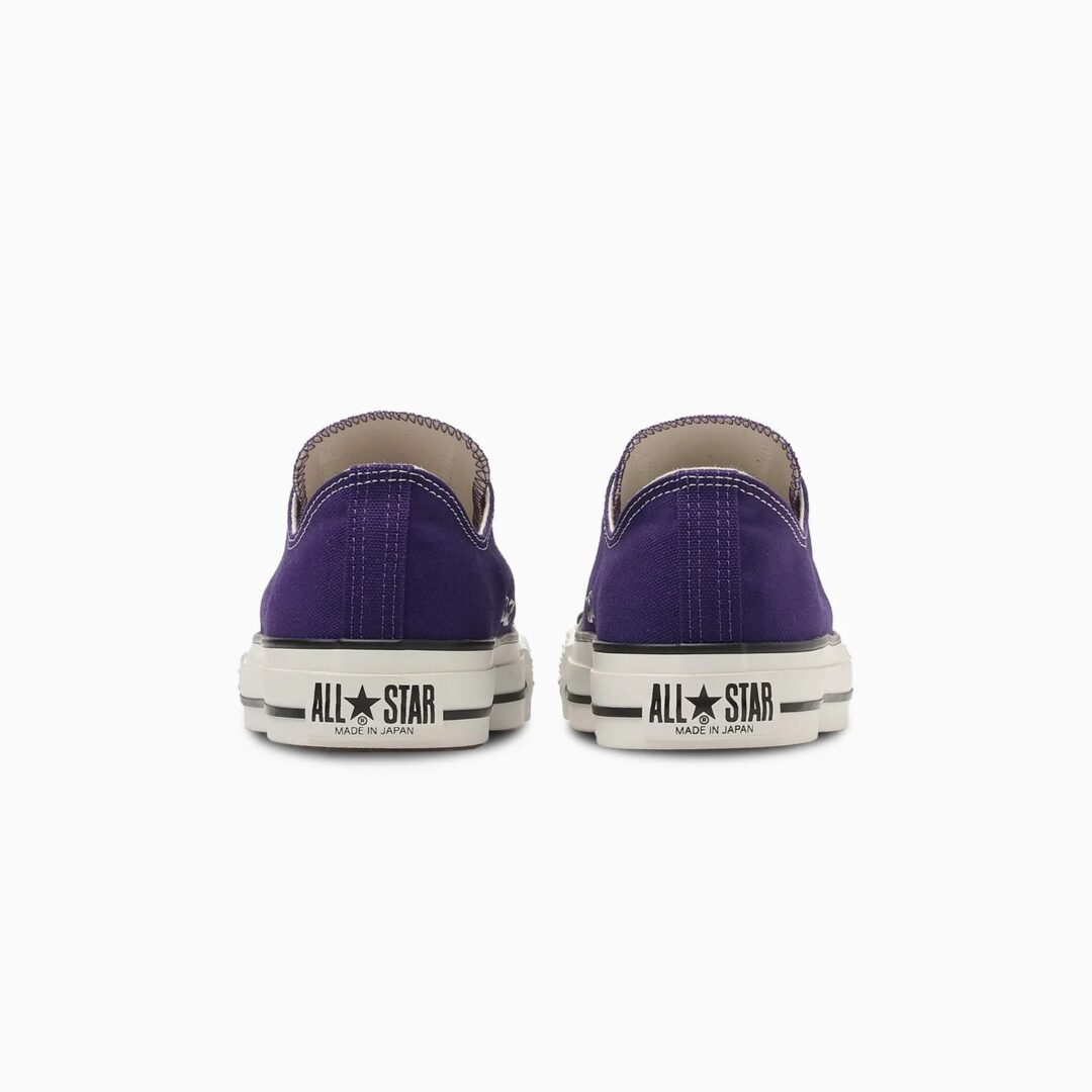 【2024年 5/10 発売】MADE IN JAPAN CONVERSE CANVAS ALL STAR J OX/HI “Purple” (コンバース キャンバス オールスター “パープル” メイドインジャパン)