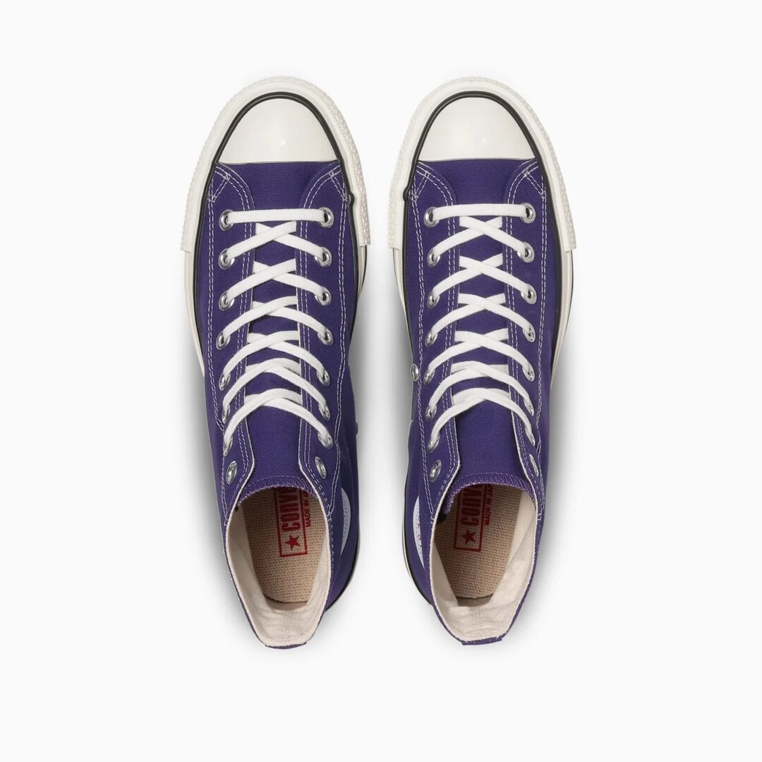 【2024年 5/10 発売】MADE IN JAPAN CONVERSE CANVAS ALL STAR J OX/HI “Purple” (コンバース キャンバス オールスター “パープル” メイドインジャパン)