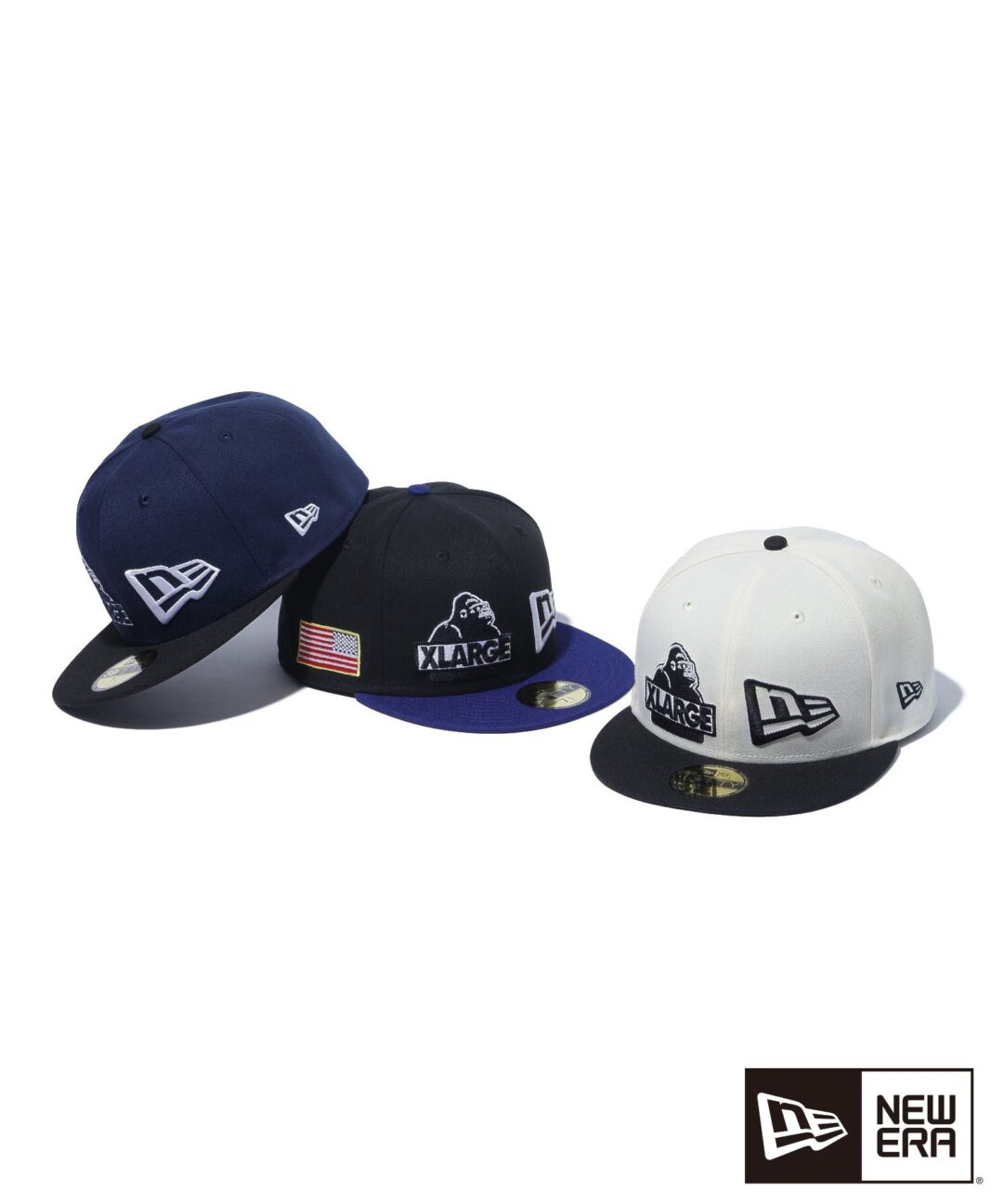 【2024年 6月上旬 発売】XLARGE × New Era 2TONE MIX LOGO CAP (エクストララージ ニューエラ)