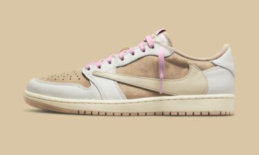 【2025年 2月 発売予定】TRAVIS SCOTT × NIKE WMNS AIR JORDAN 1 LOW OG SP “Sail/Shy Pink” (トラビス・スコット ウィメンズ ナイキ エア ジョーダン 1 ロー “セイル/スカイピンク”) [DM7866-106]