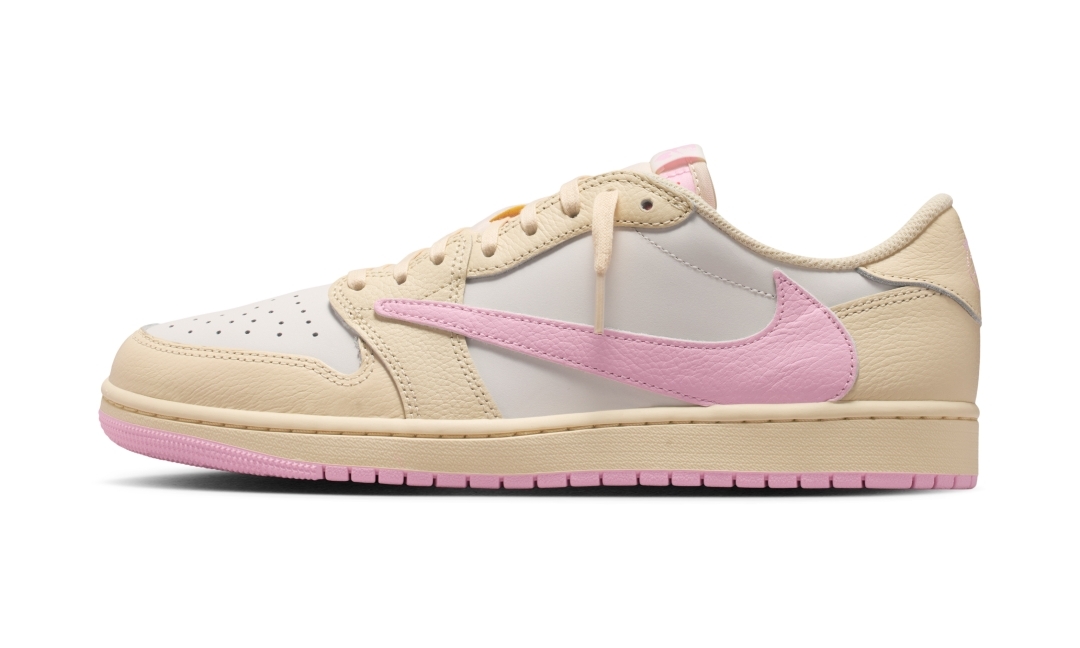 【2026年 5/29 発売】Travis Scott × NIKE AIR JORDAN 1 RETRO LOW OG SP “Sail/Shy Pink” (トラヴィス・スコット ナイキ エア ジョーダン 1 ロー “セイル/スカイピンク”) [IQ7604-100/IQ7604-101]